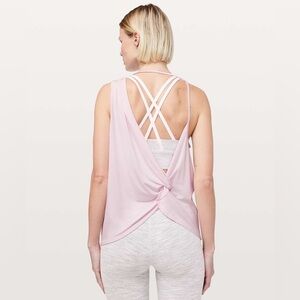 Lululemon Dare To Drop Tank Pink‎ Glow